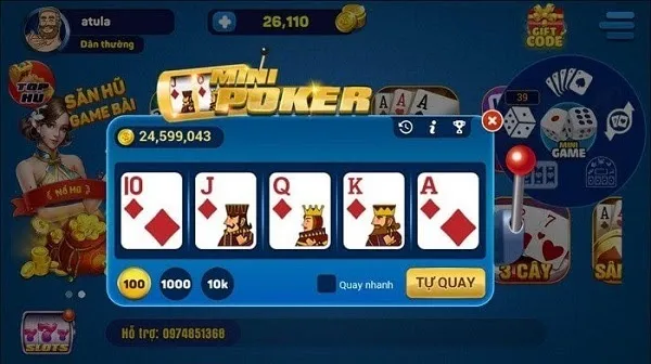 Nổ Hũ MiNi Poker Khám Phá Thế Giới Nghệ Thuật Cờ Bạc Trực Tuyến