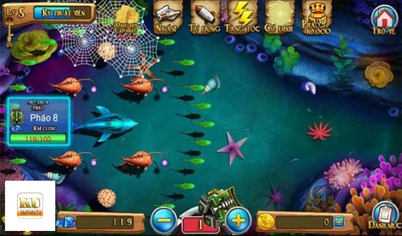 Game Bắn Cá APK Thế Giới Hải Sản Đầy Màu Sắc